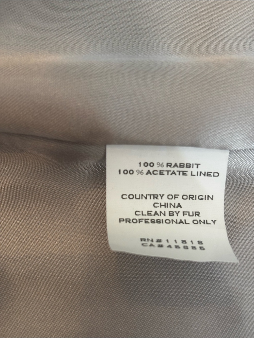 Michael Michael Kors Genuine Rabbit Fur Vest – Silver Grey & Sand Blend – Small - Picture 3 of 10